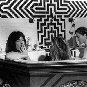 PERFORMANCE, Mick Jagger, Anita Pallenberg, Michele Breton, 1970