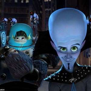 (L-R) Minion and Megamind in "Megamind." photo 13