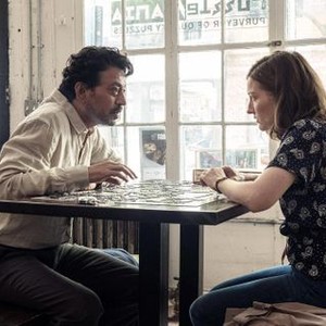 PUZZLE, FROM LEFT: IRRFAN KHAN, KELLY MACDONALD, 2018. PH: LINDA KALLERUS/© SONY PICTURES CLASSICS
