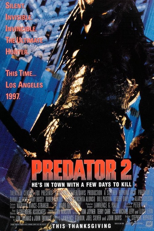 Predator 2 poster
