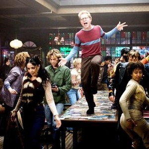 RENT, Adam Pascal, (on left), Anthomy Rapp, (center), Tracie Thoms,(on right), 2005, (c) Columbia