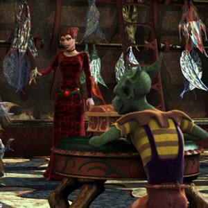 Sedessa (voice of Anne Bancroft) teases Pookie in "Delgo." photo 4