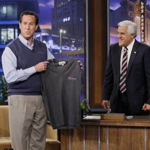 The Tonight Show With Jay Leno, Senator Rick Santorum (L), Jay Leno (R), 'Season 22', ©NBC