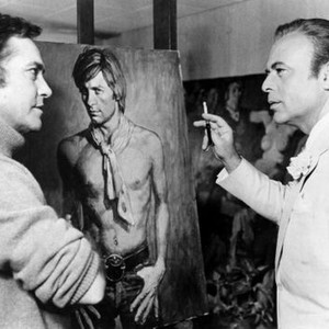 DORIAN GRAY, Richard Todd, Helmut Berger (in painting), Herbert Lom, 1970