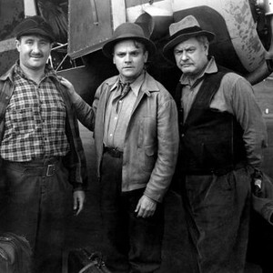 CAPTAINS OF THE CLOUDS, George Tobias, James Cagney, Alan Hale Sr., 1942