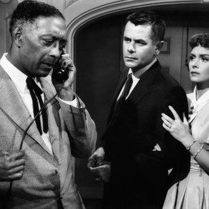 RANSOM!, from left: Juano Hernandez, Glenn Ford, Donna Reed, 1956