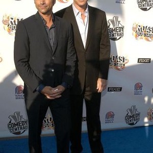 John Stamos, Bob Saget at arrivals for Comedy Central Roast of Bob Saget, Warner Brothers Studio Lot, Burbank, CA, August 03, 2008. Photo by: Tony Gonzalez/Everett Collection