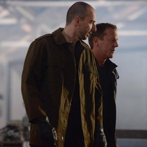 24: Live Another Day, Branko Tomovic (L), Kiefer Sutherland (R), 'Day 9: 5:00 PM- 6:00 PM', Season 1, Ep. #7, 06/09/2014, ©FOX