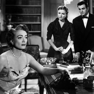 SUDDEN FEAR, Joan Crawford, Virginia Huston, Mike Connors (as Touch Connors(, 1952.