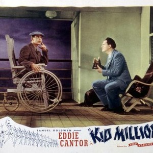 KID MILLIONS, Eddie Cantor, lobby card poster art, 1934