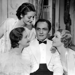 DEATH TAKES A HOLIDAY, Katherine Alexander, Evelyn Venable, Fredric March, Gail Patrick, 1934