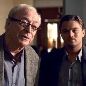 (L-R) Michael Caine as Miles and Leonardo DiCaprio as Cobb in "Inception."