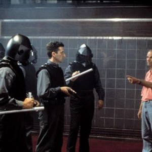 NO ESCAPE, Martin Campbell directing Ray Liotta & cast, 1994