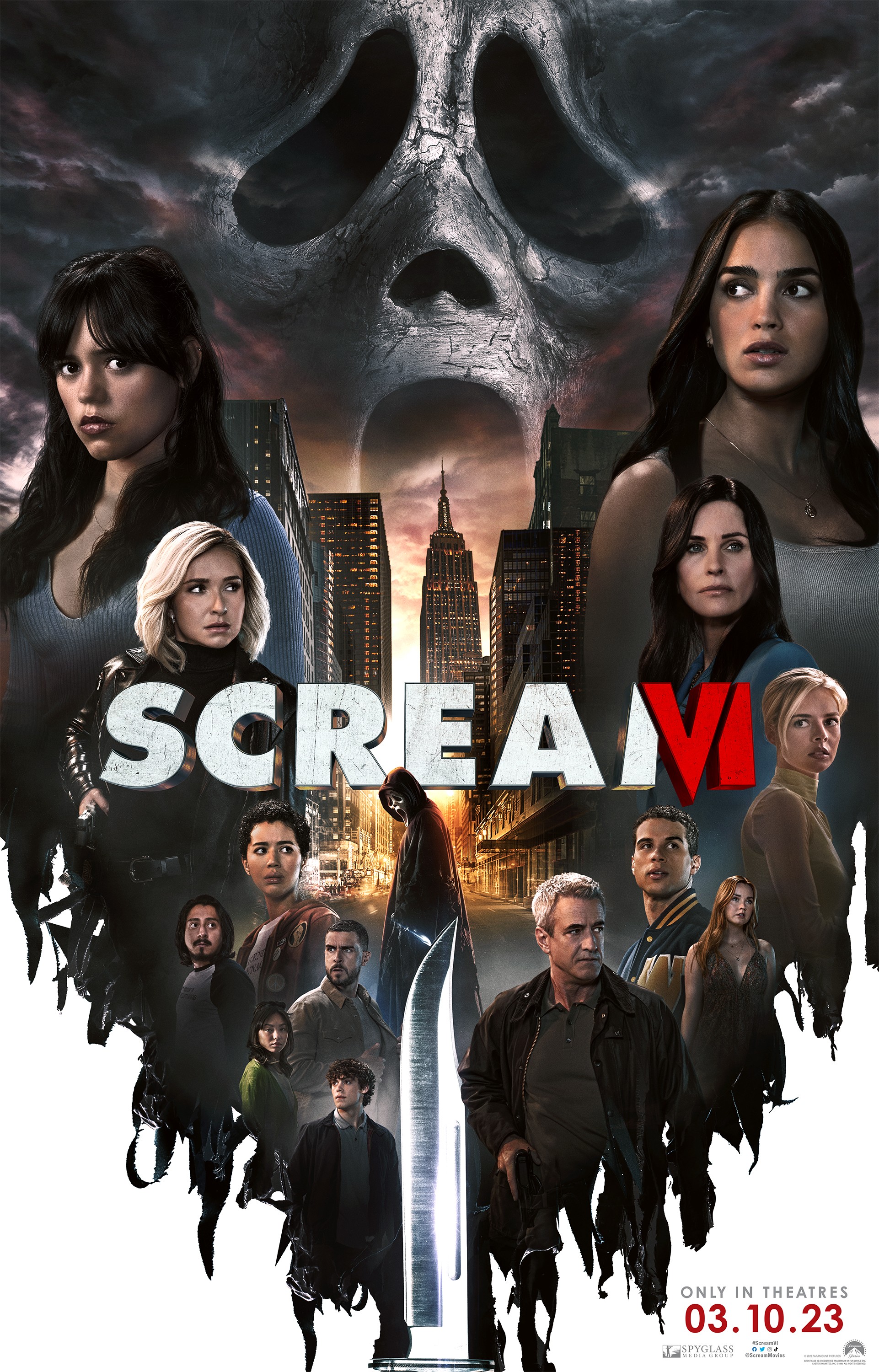 Film Updates on X: 'SCREAM VI' currently holds a Rotten Tomatoes score of  81% from 52 reviews so far. It is currently the second highest Rotten  Tomatoes score for a 'SCREAM' movie