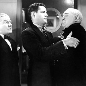 DANGER ON THE AIR, from left: Richard Skeets Gallagher, Donald Woods, Berton Churchill, 1938