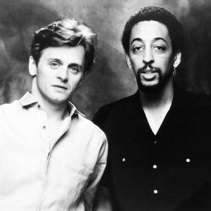 WHITE NIGHTS, from left: Mikhail Baryshnikov, Gregory Hines, 1985. ©Columbia Pictures