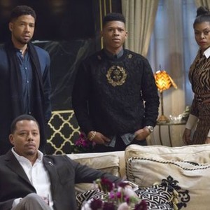 Empire, from left: Jussie Smollett, Terrence Howard, Bryshere Y. Gray, Taraji P. Henson, 'Time Shall Unfold', Season 2, Ep. #14, 04/20/2016, ©FOX