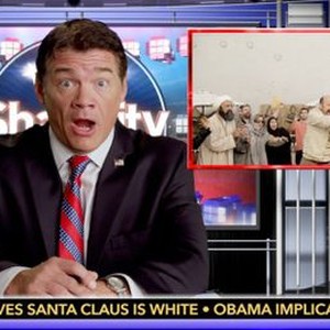 JIMMY VESTVOOD: AMERIKAN HERO, from left: Matthew Glave, Maz Jobrani (inset, holding flag), 2016