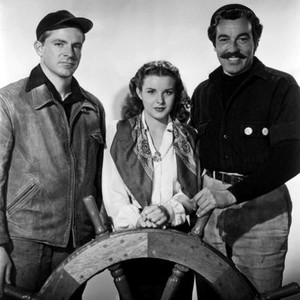 DEEP WATERS, Dana Andrews, Jean Peters, Cesar Romero, 1948, (c) 20th Century Fox, TM & Copyright