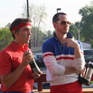 Scott Lowell as Tom and Peter Paige as Gerald Harcourt in PING PONG PLAYA directed by Jessica Yu photo 8