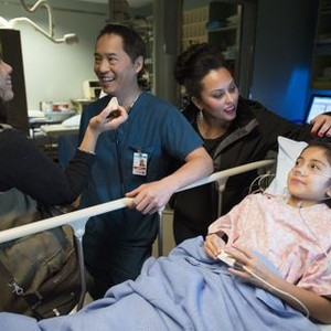 The Night Shift, Ken Leung (L), Isabella Day (R), 'Shock to the Heart', Season 2, Ep. #4, 03/16/2015, ©NBC