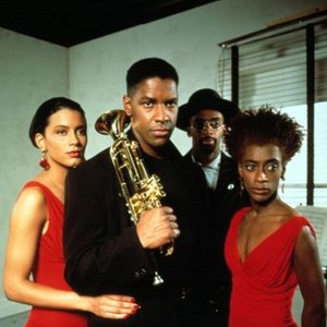MO' BETTER BLUES, Cynda Williams, Denzel Washington, Spike Lee, Joie Lee, 1990