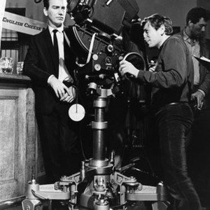 REPULSION, from left: John Fraser, director Roman Polanski on set, 1965, repulsion1965-fsct08, Photo by:  (repulsion1965-fsct08)