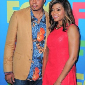 Terrence Howard, Taraji P. Henson at arrivals for FOX 2014 Programming Presentation Fanfront Arrivals - Part 2, Amsterdam Avenue at 74th Street, New York, NY May 12, 2014. Photo By: Gregorio T. Binuya/Everett Collection