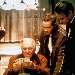DIAMONDS, from left: James Russo, Kirk Douglas, Corbin Allred, Dan Aykroyd, 1999, © Miramax