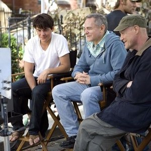 HAIRSPRAY, Zac Efron, Producers Craig Zadan, Neil Meron, on set, 2007. ©New Line