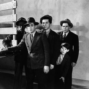 HIT THE ROAD, from left, Huntz Hall, Billy Halop, Gabriel Dell, Bernard Punsley, Bobs Watson, 1941