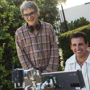 ALEXANDER AND THE TERRIBLE HORRIBLE NO GOOD VERY BAD DAY, from left: director Miguel Arteta, Steve Carell, on set, 2014. ph: Dale Robinette/©Walt Disney