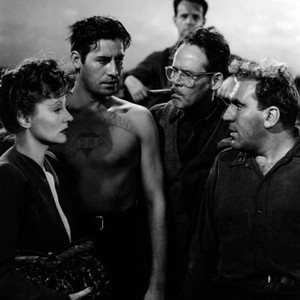 LIFEBOAT, from left: Tallulah Bankhead, John Hodiak, Henry Hull, Hume Cronyn, William Bendix, 1944, TM and Copyright (c) 20th Century-Fox Film Corp. All Rights Reserved