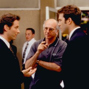 SOUR GRAPES, Steven Weber, director Larry David, Craig Bierko, on set, 1998. (c)Columbia Pictures