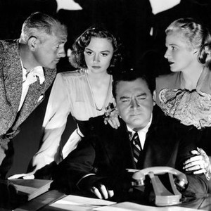 EYES IN THE NIGHT, Reginald Denny, Donna Reed, Edward Arnold, Ann Harding, 1942