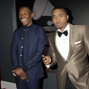 The 55th Annual Grammy Awards, Frank Ocean (L), Nasir "Nas" Jones (R), 02/10/2013, ©CBS