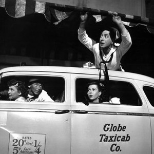 ON THE TOWN, Betty Garrett, Frank Sinatra, Ann Miller, Jules Munshin, 1949