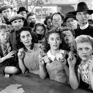 NATIONAL VELVET, Jackie 'Butch' Jenkins, Elizabeth Taylor, Juanita Quigley, Angela Lansbury, 1944