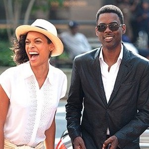 Rosario Dawson and Chris Rock as Andre in "Top Five."