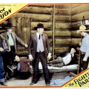 THE FIGHTING PARSON, Hoot Gibson (bottom left), 'Skeeter' Bill Robbins (on bed), 1933