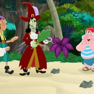 Jake and the Never Land Pirates, Michael Richard Dobson (L), Donald D Brown (R), 'Sleeping Mermaid / Jake's Mega-Mecha Sword', Season 3, Ep. #17, ©DISNEYJUNIOR