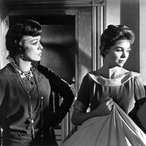 THE DARK AT THE TOP OF THE STAIRS, from left: Eve Arden, Dorothy McGuire, 1960