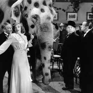 MEXICAN SPITFIRE'S ELEPHANT, from left, Leon Errol, Lupe Velez, Don Barclay, Luis Alberni, 1942
