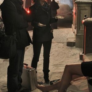 CSI: New York, Carmine Giovinazzo (L), Anna Belknap (R), 'Flash Pop', Season 8, Ep. #14, 03/30/2012, ©CBS