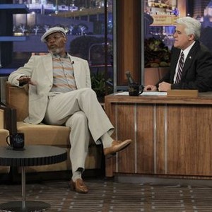 The Tonight Show With Jay Leno, Samuel L. Jackson (L), Jay Leno (R), 'Season', ©NBC