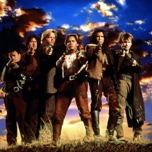 YOUNG GUNS II, Balthazar Getty, Alan Ruck, Kiefer Sutherland, Emilio Estevez, Lou Diamond Phillips, Christian Slater, 1990, TM and Copyright (c)20th Century Fox Film Corp. All rights reserved.