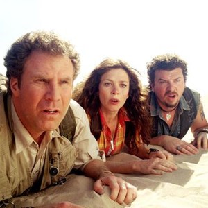 LAND OF THE LOST, from left: Will Ferrell, Anna Friel, Danny McBride, 2009. Ph: CafeFX/©Universal