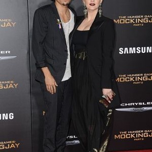 Evan Ross, Ashlee Simpson at arrivals for THE HUNGER GAMES: MOCKINGJAY - PART 2, Microsoft Theater, Los Angeles, CA November 16, 2015. Photo By: Dee Cercone/Everett Collection