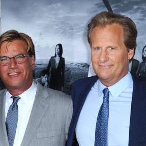 Aaron Sorkin, Jeff Daniels at arrivals for Premiere of Season 2 of HBO''s THE NEWSROOM, The Paramount Theater (Paramount Studio), Los Angeles, CA July 10, 2013. Photo By: Dee Cercone/Everett Collection