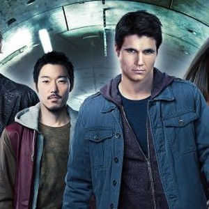 Luke Mitchell, Aaron Yoo, Robbie Amell and Peyton List (from left)